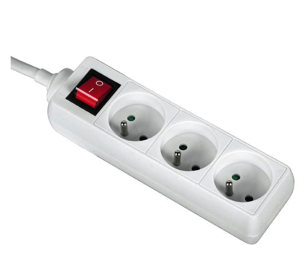HAMA Listwa zasilająca Standard 3gn, 3m, biała - 1416389 - zdjęcie 2